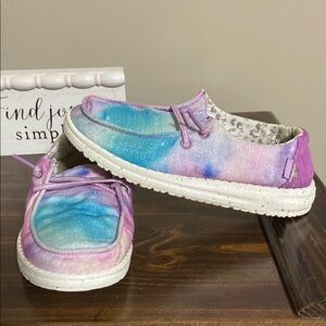 Kids Tie-Dye Slip-On Shoes